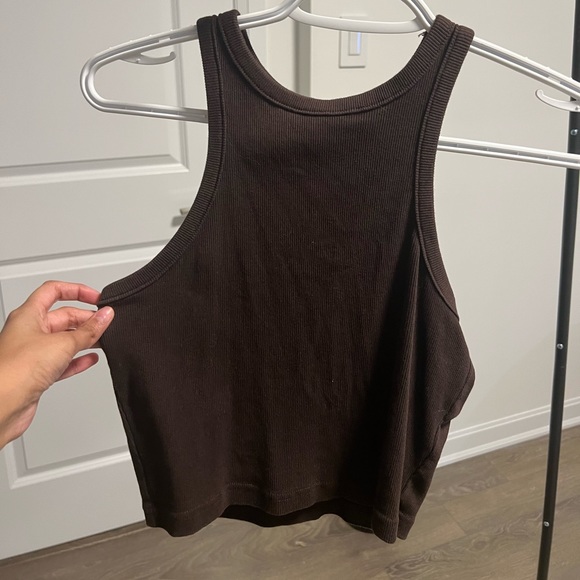 H&M divided brown tank top Size M - Picture 2 of 4